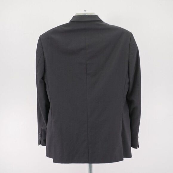 Pronto Uomo Wool Gray 2 Piece Suit 40R 36 / 33 Mid Rise Flat Front 2 Button Line - Picture 9 of 14